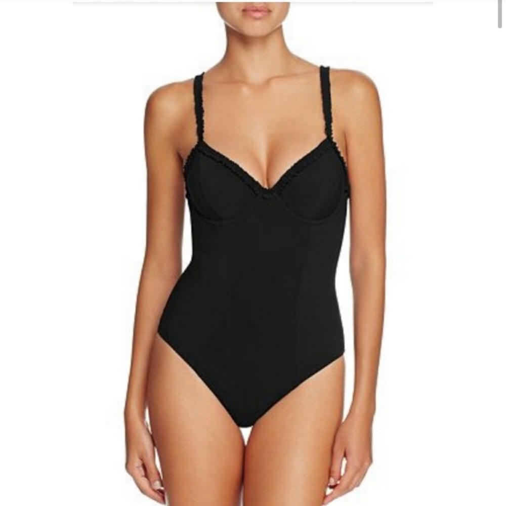 Tory Burch Black One Piece Swimwear